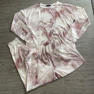 Romantic Hut Tie Dye Jogger Set New in Package